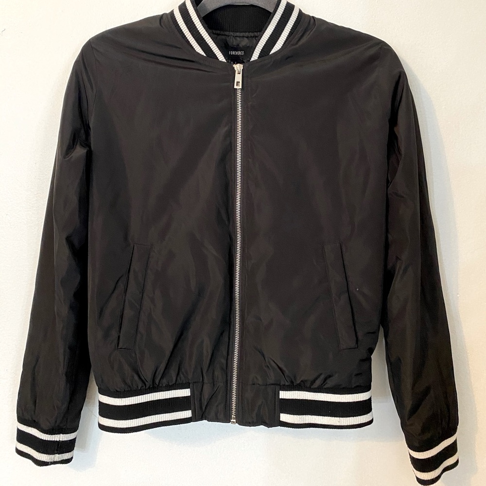 Black Bomber Jacket